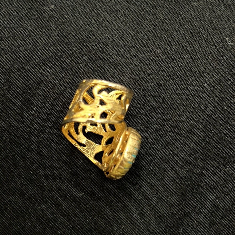 Turquoise Adjustable ring - Picture 10 of 11